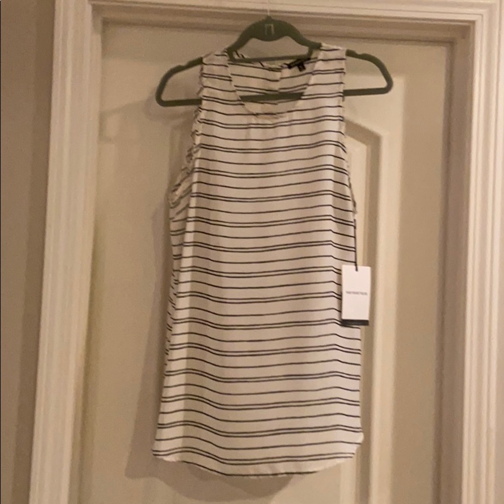 NEW! NEVER WORN! Who What Wear Strip Top Size XL